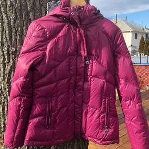 Calvin Klein Performance Down Puffer Jacket Magenta/Purple Premium Down Fill